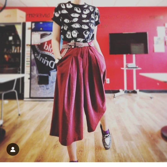 EUC HTF anime eyes tshirt - Picture 4 of 4